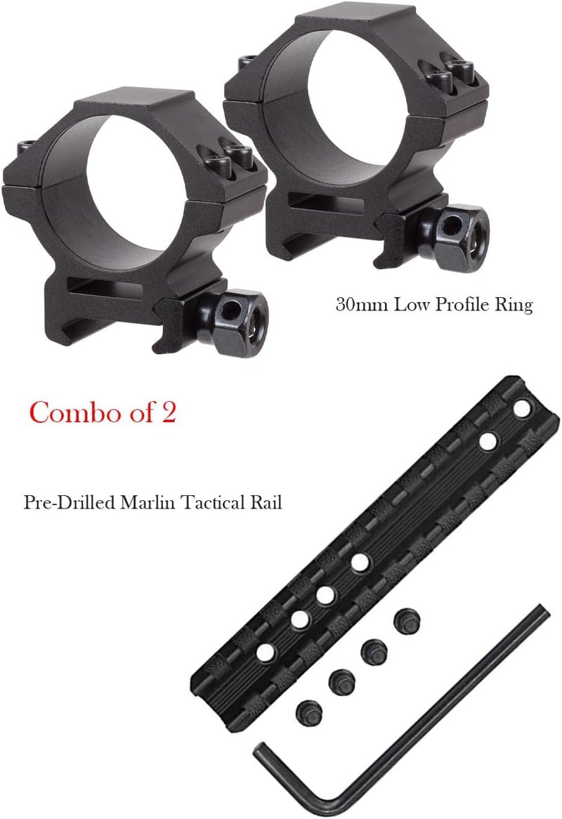 Gotical Marlin Rifle Tactical Pre-Drilled Weaver Picatinny Scope Sight Rail Mount Heavy Duty Attach scopes, Sights, Optics, flashlights, Scope Rings etc - Image 2